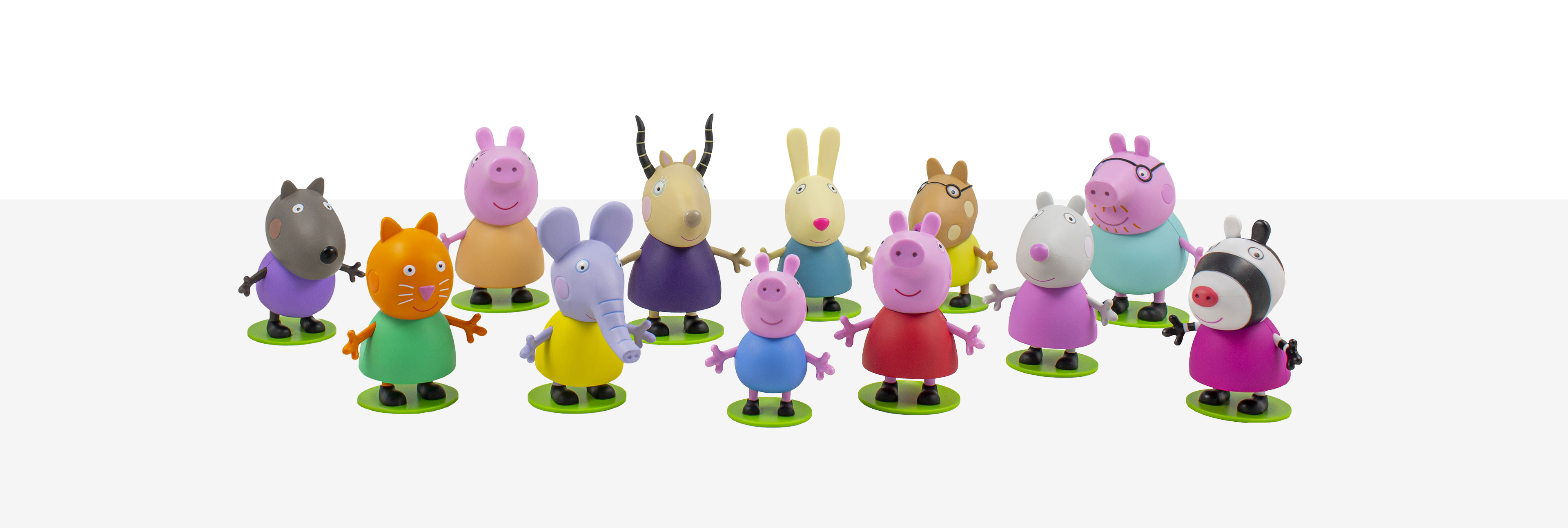 Casa Da Peppa Pig, 6 Figuras, Desenho E Pintura, Luppa